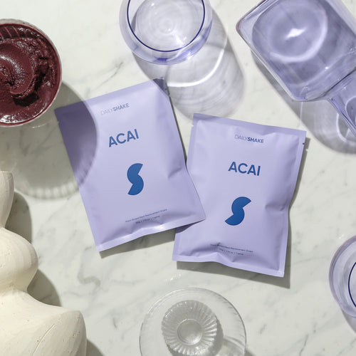 Açaí 2-sachet protein powder pack hero image