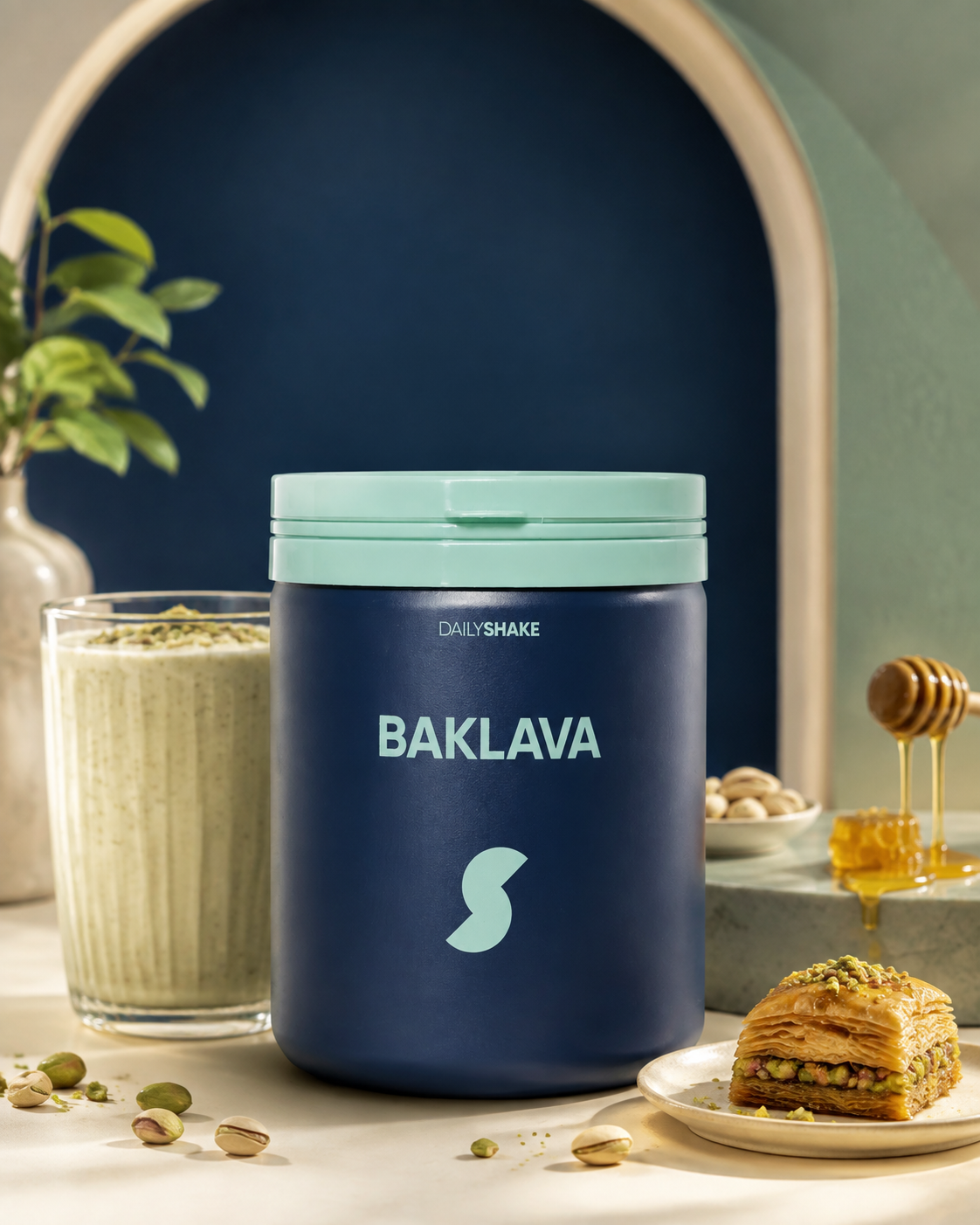 Baklava protein powder hero