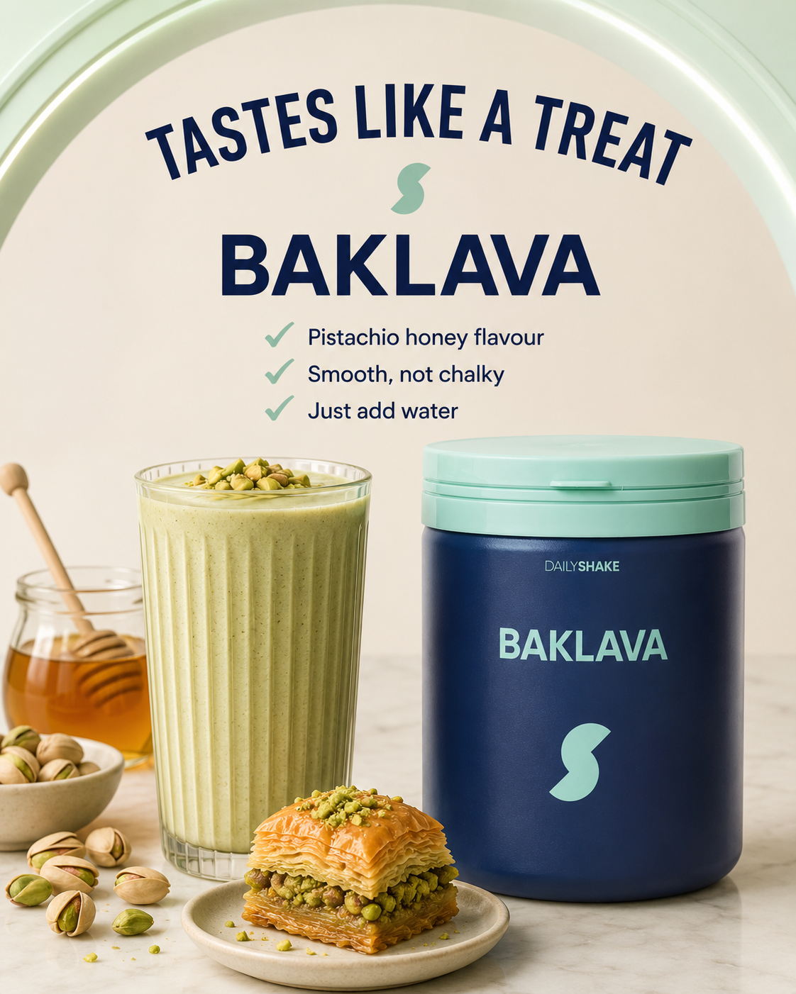 Baklava protein powder taste