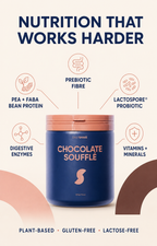 Chocolate Soufflé protein powder formula