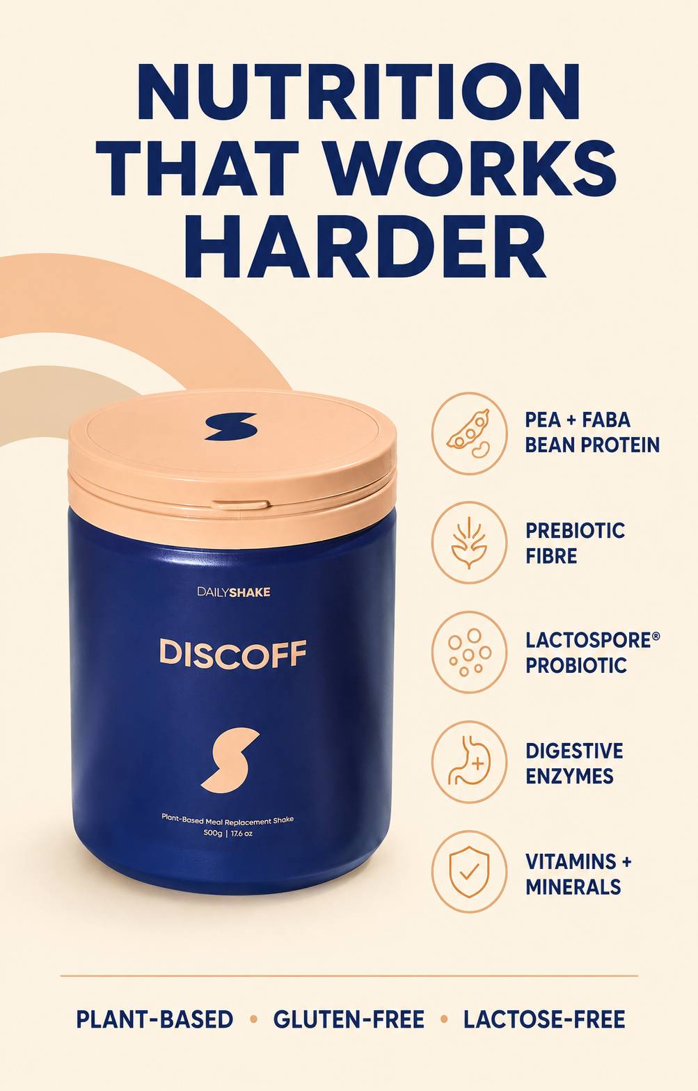 Discoff protein powder formula