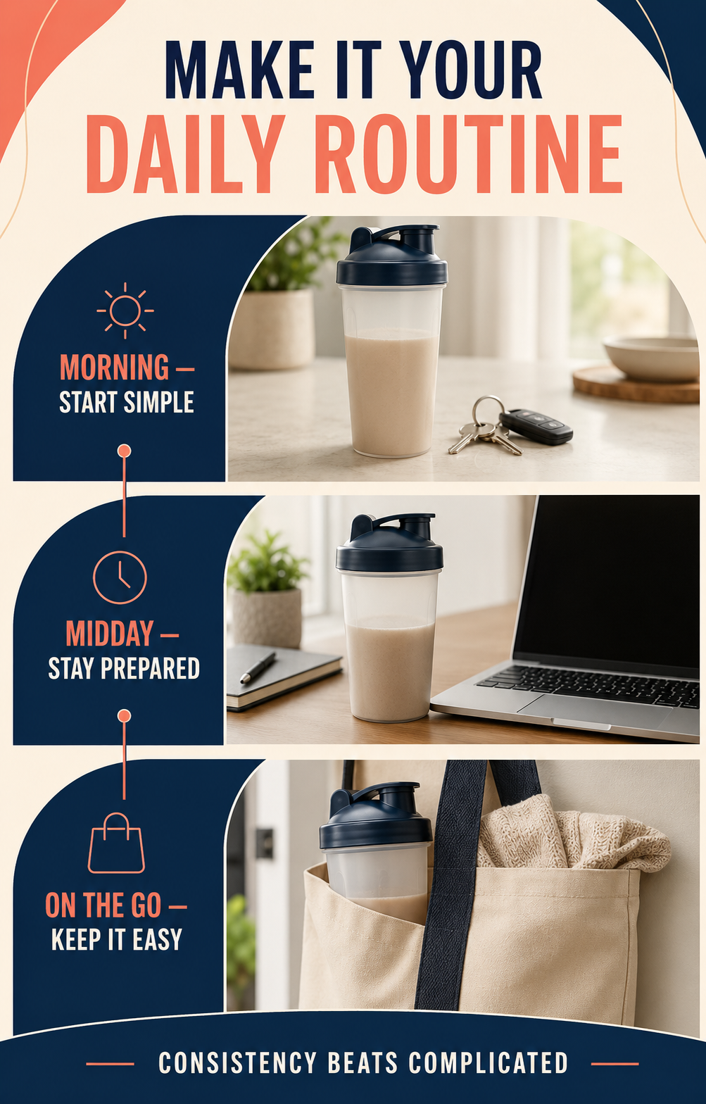 Discoff protein powder daily routine