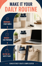 Discoff protein powder daily routine
