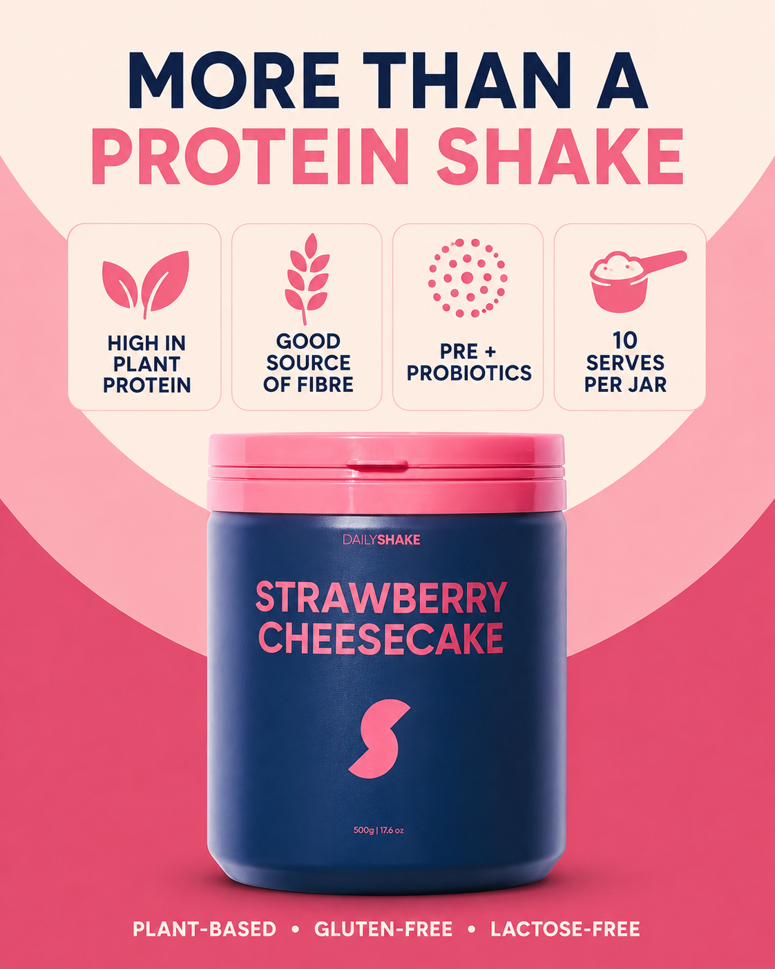 Strawberry Cheesecake protein powder benefits