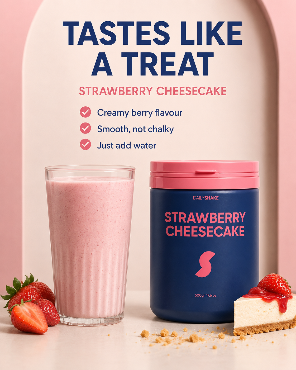 Strawberry Cheesecake protein powder taste