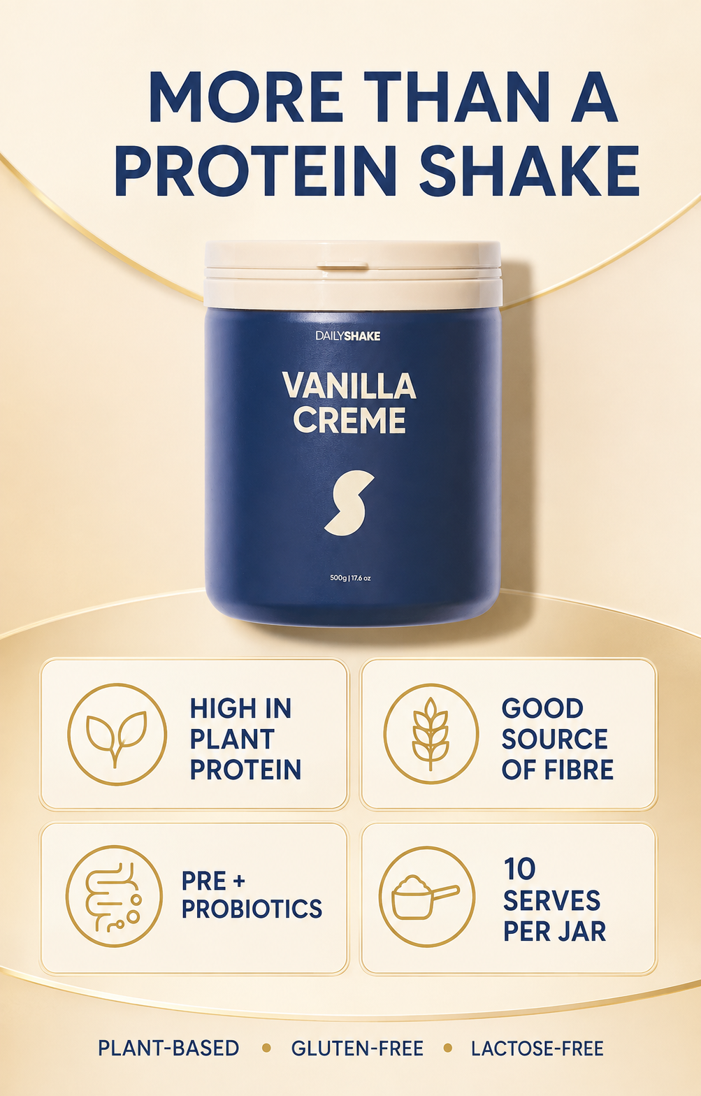 Vanilla Creme protein powder benefits