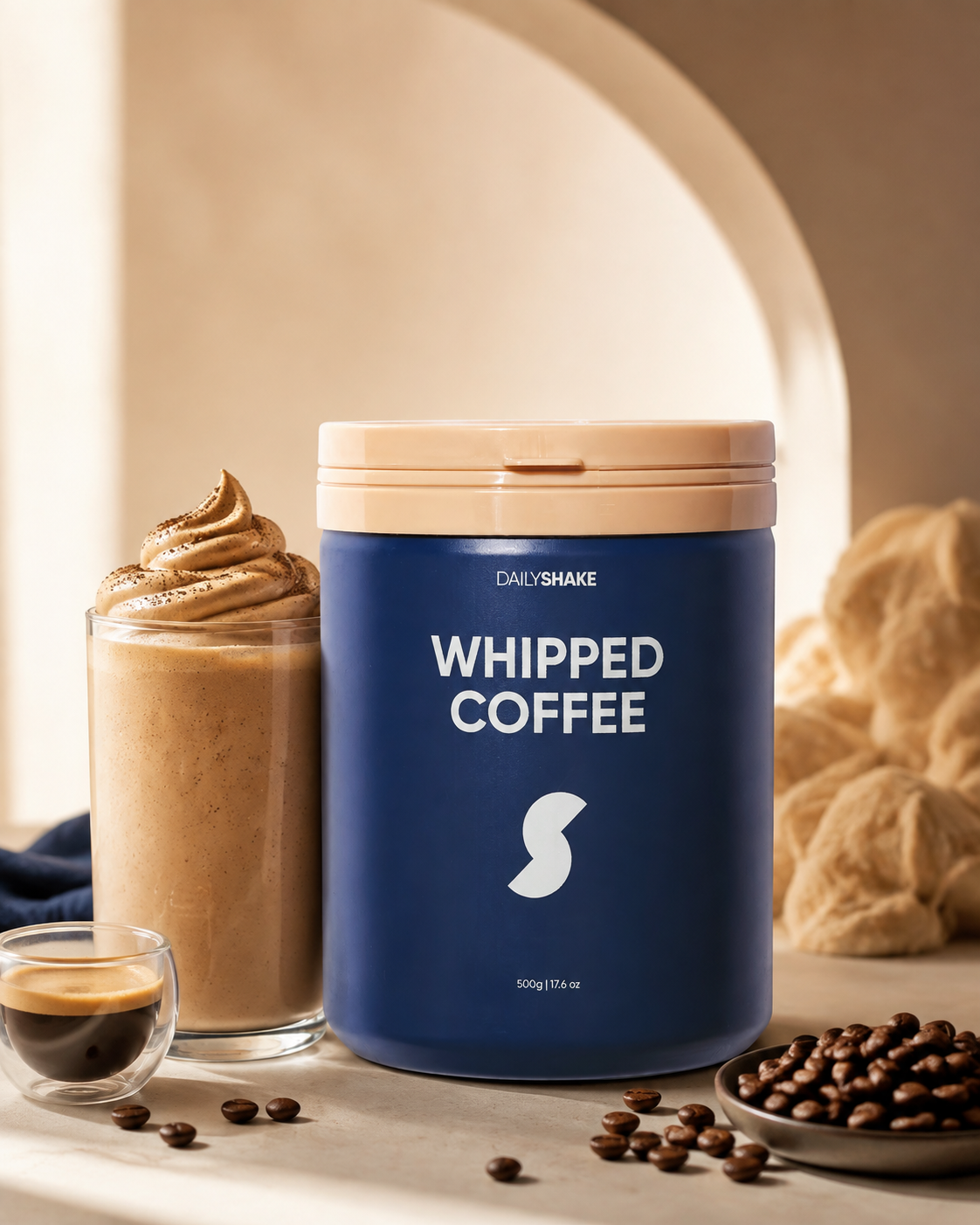 Whipped Coffee protein powder hero