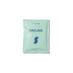 Baklava 2-sachet protein powder pack lifestyle image