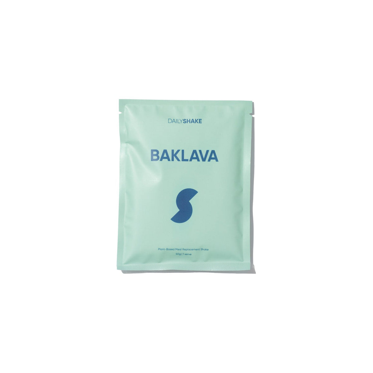 Baklava 2-sachet protein powder pack lifestyle image