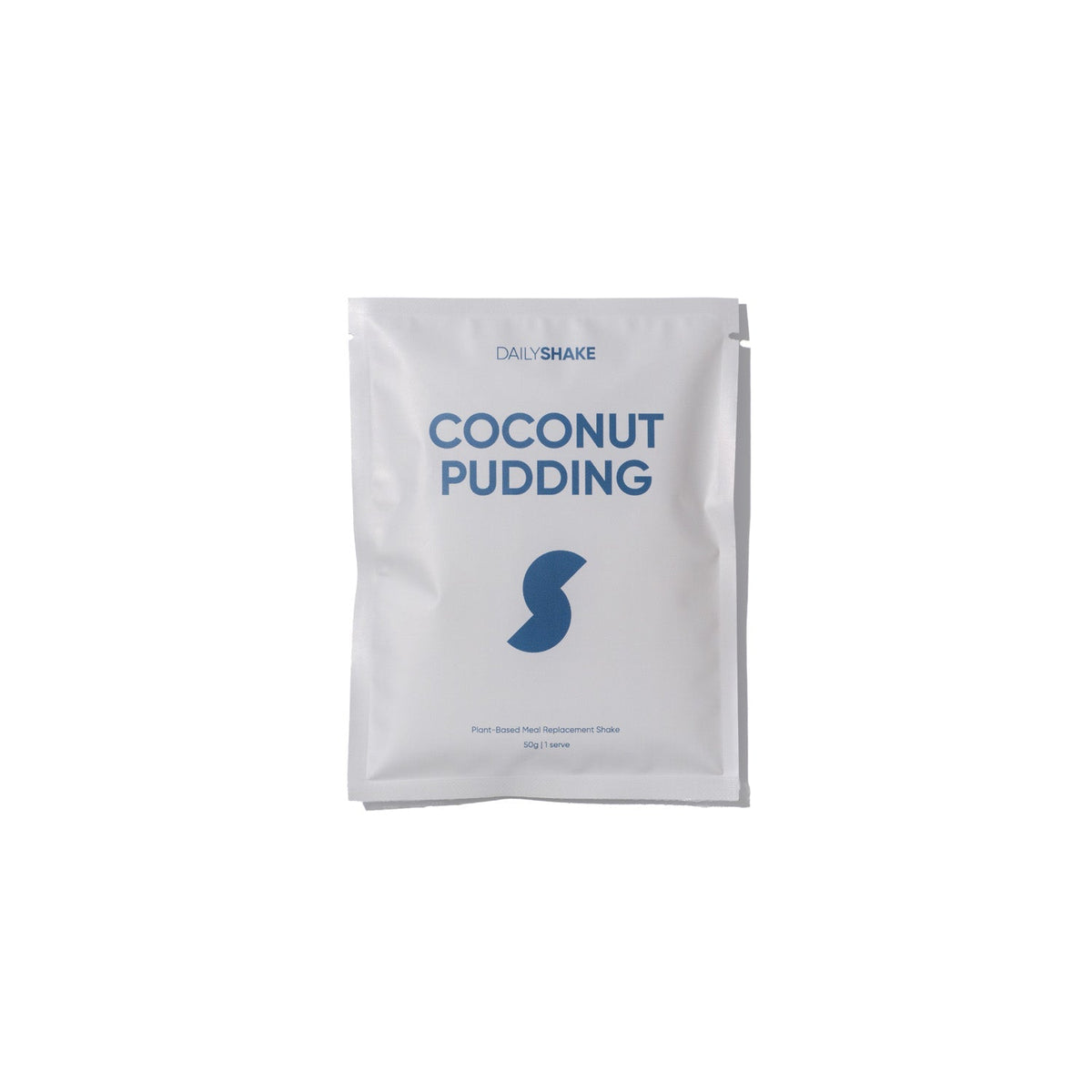 Coconut Pudding 2-sachet protein powder pack lifestyle image