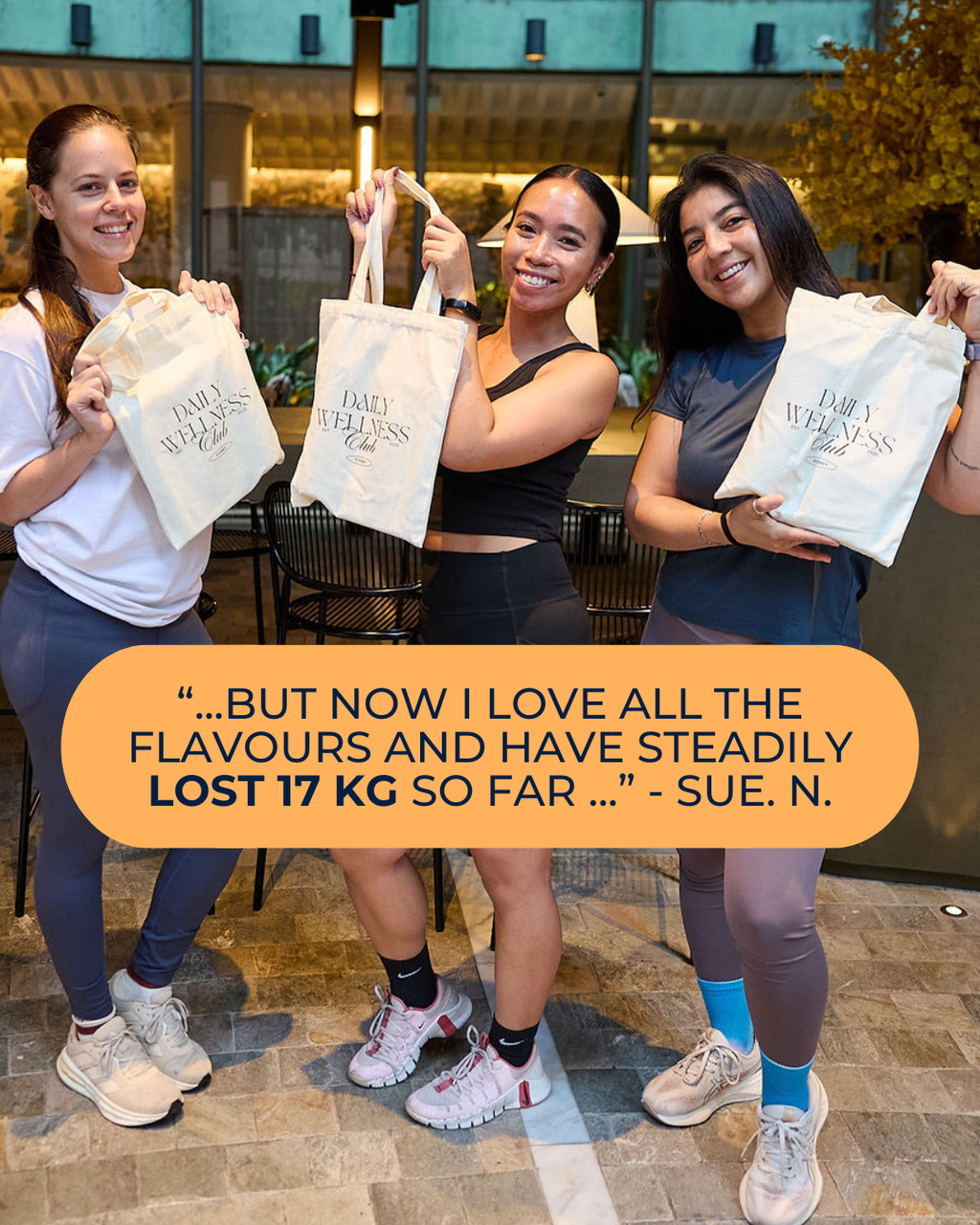 Daily Shake customer review about loving all flavours