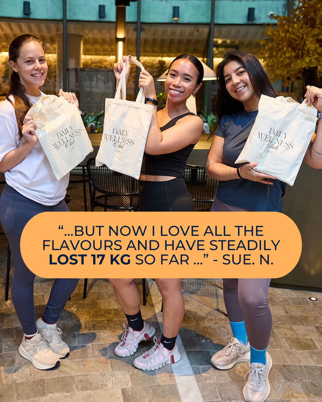 Daily Shake customer review about loving all flavours