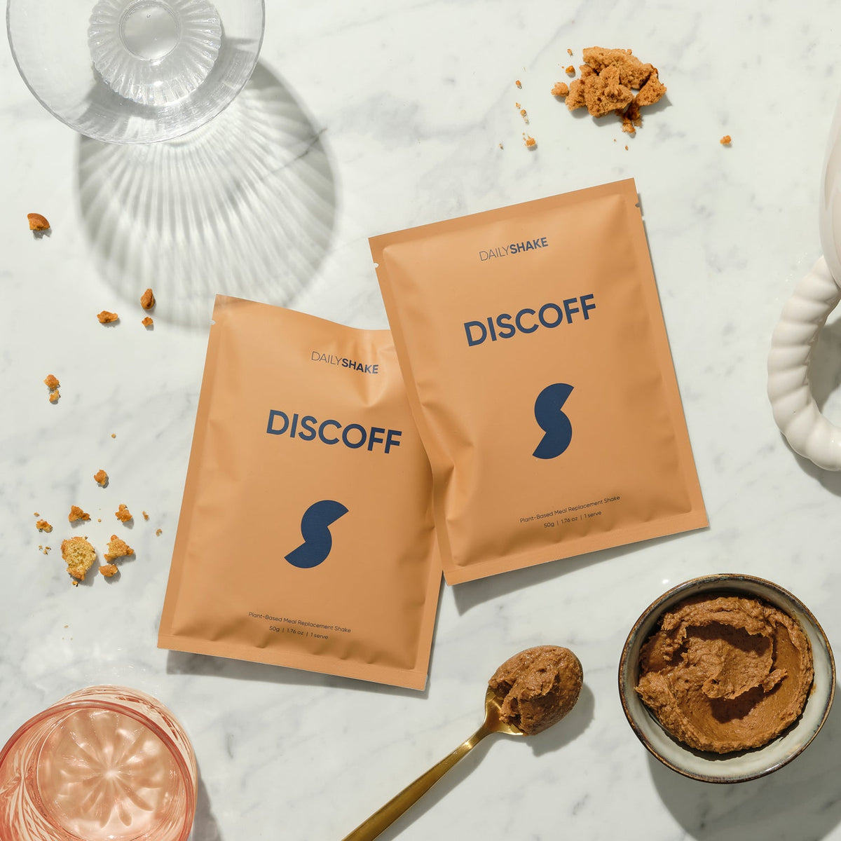Discoff 10-sachet protein powder pack product image
