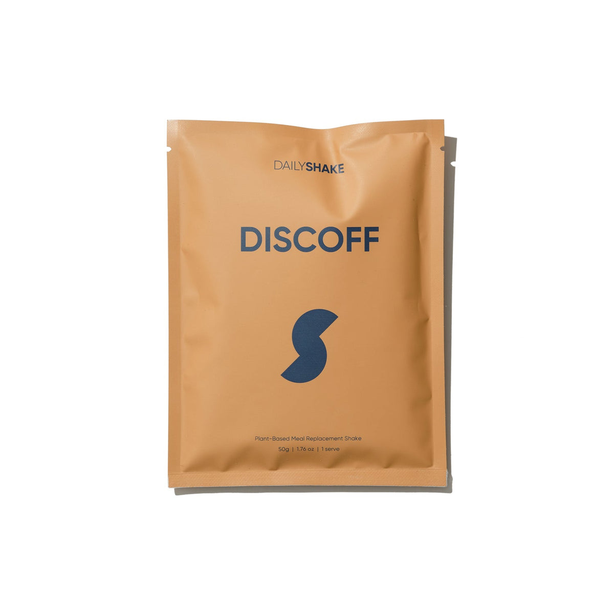 Discoff 2-sachet protein powder pack lifestyle image