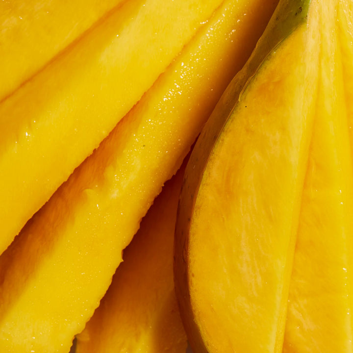 Mango Lassi protein powder flavour ingredients with fresh mango
