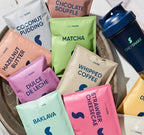 Multi Flavour 10-sachet protein powder pack lifestyle image