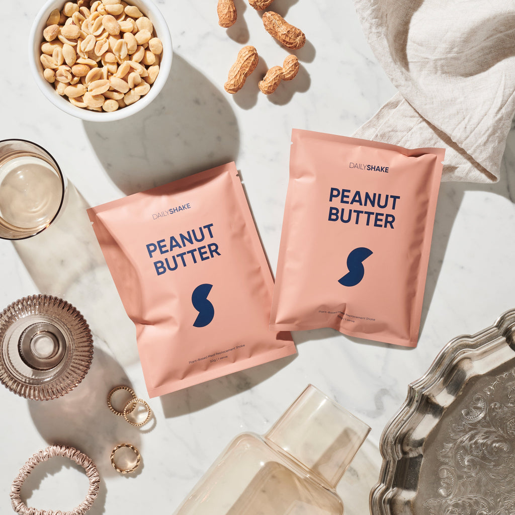 Peanut Butter 2-sachet protein powder pack hero image