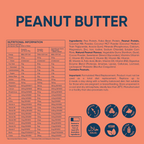 Peanut Butter protein powder nutrition information ingredients and allergen advice