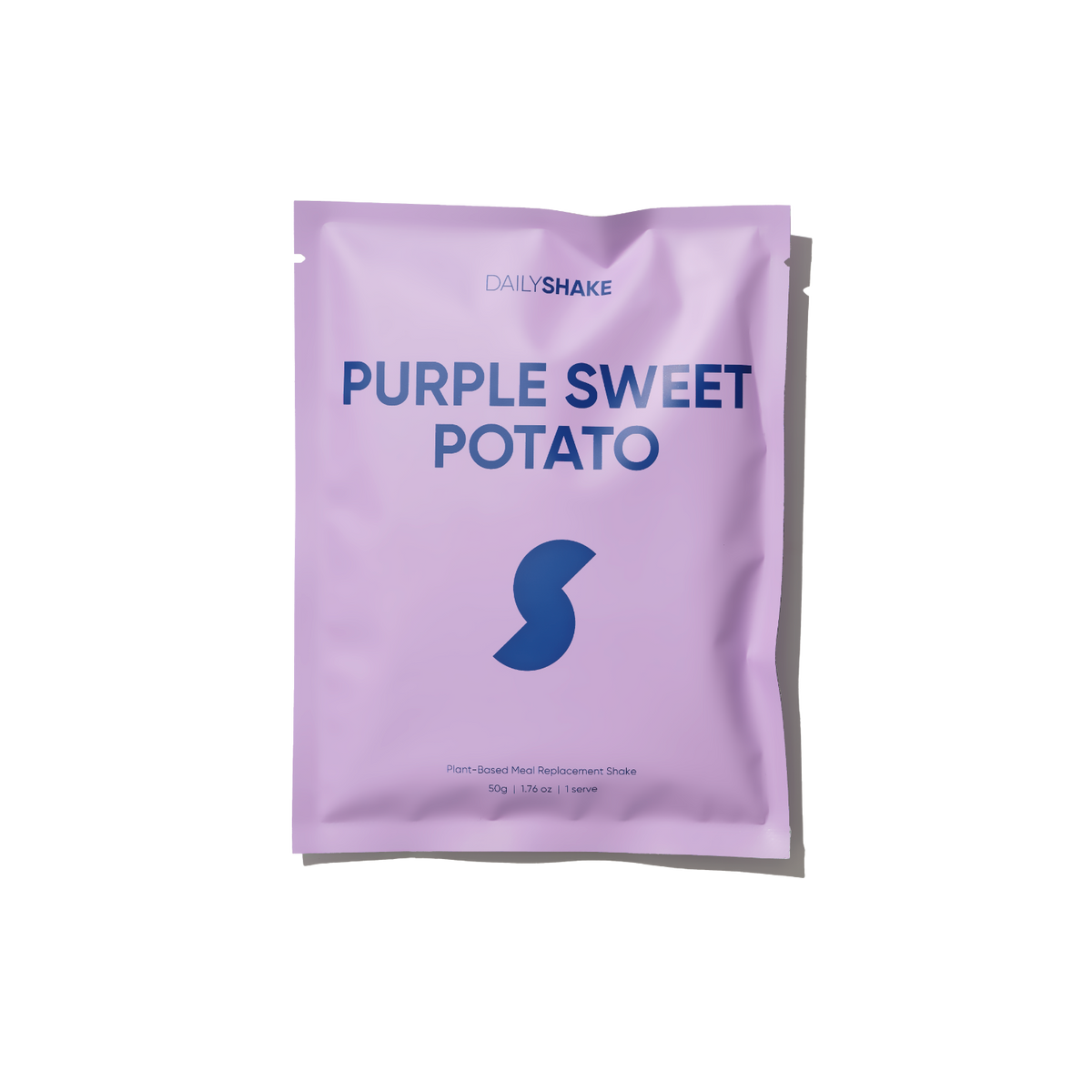 Purple Sweet Potato 2-sachet protein powder pack lifestyle image