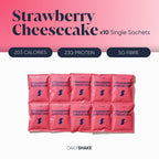 Strawberry Cheesecake 10-sachet protein powder pack hero image