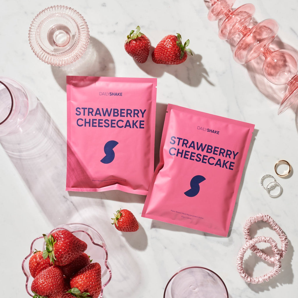 Strawberry Cheesecake 10-sachet protein powder pack product image