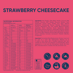 Strawberry Cheesecake protein powder nutrition information and ingredients