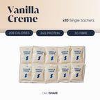Vanilla Creme 10-sachet protein powder pack hero image