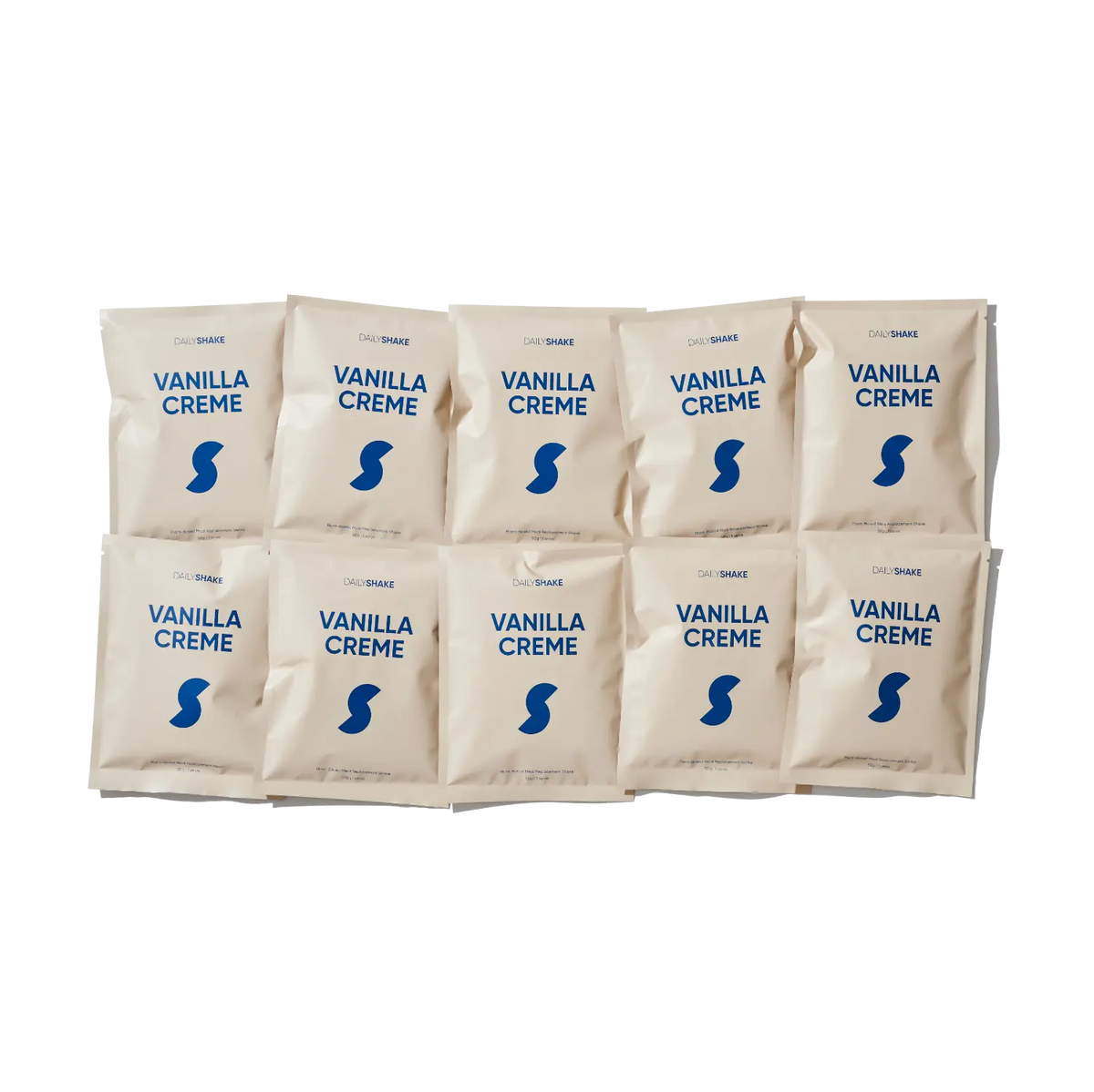 Vanilla Creme 10-sachet protein powder pack lifestyle image