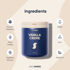 Vanilla Creme 2-sachet protein powder pack lifestyle image