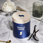 Vanilla Creme protein powder jar by Daily Shake