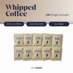 Whipped Coffee 10-sachet protein powder pack hero image